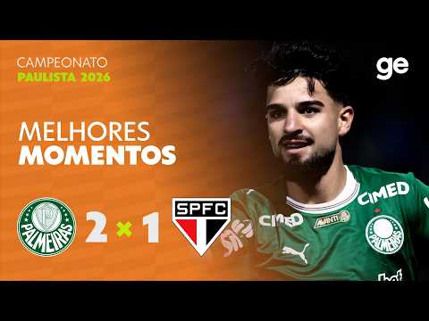 PALMEIRAS 2 X 1 SÃO PAULO | MELHORES MOMENTOS | CAMPEONATO PAULISTA | sportv
