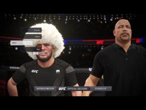 Khabib vs chandler ufc4