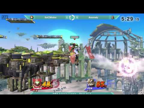 SOS30 AMA Losers Semis - Water (Samus) vs Anomaly (Fox)