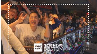 UConn fans celebrate Sweet 16 win as Huskies advance in Boston