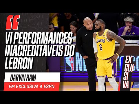 LEBRON JAMES, COPA NBA E MAIS | Entrevista exclusiva com Darvin Ham, técnico dos Lakers