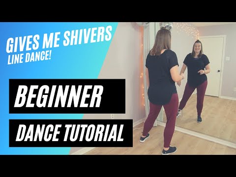 "GIVES ME SHIVERS" LINE DANCE | Ed Sheeran | BEGINNER DANCE TUTORIAL | Step-by Step & Back-view!