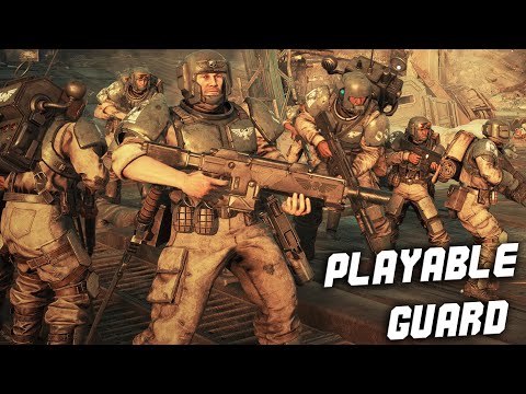 PLAYABLE IMPERIAL GUARD MOD - Fortress Defense vs Tyranids! - Warhammer 40k: Space Marine 2 (4K)