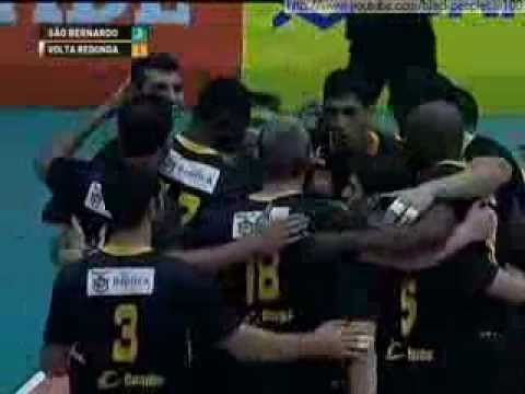 Superliga Masculina de Volei 2012/2013 - São Bernardo 3 x 1 Volta Redonda