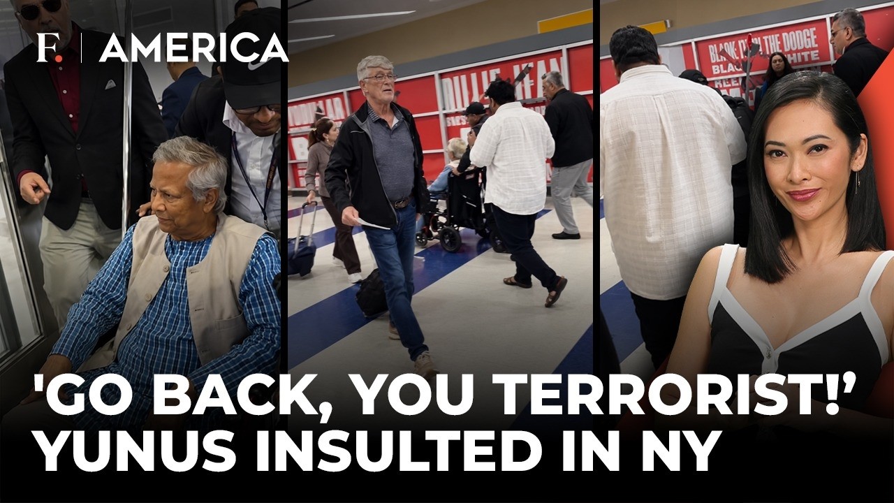 Terrorist, GET OUT of Here…': Bangladesh’ Muhammad Yunus Heckled in New York | Firstpost America