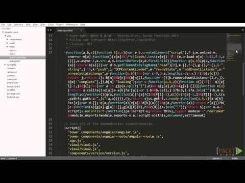 Building Single Page Web Apps with AngularJS Tutorial Angular seed | packtpub com
