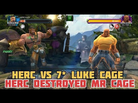 Hercules VS Luke Cage - MCOC || Amazing Solo || Event Quest || Power of Herc