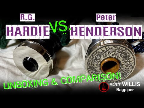 Unboxing! R.G. Hardie Plain-Turned Bagpipes + Play Test Comparison with Henderson Heritage Pipes!