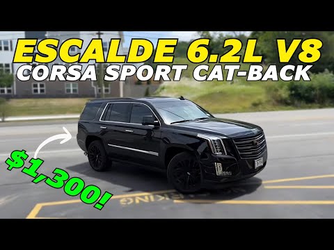 2019 Cadillac Escalade 6.2L V8 Exhaust Sound w/ Corsa Sport Cat-Back!