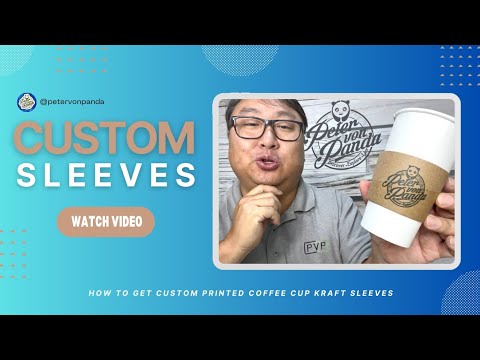 How To Get Custom Printed Coffee Cup Kraft Sleeves