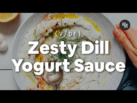 Zesty Dill Yogurt Sauce | Minimalist Baker Recipes