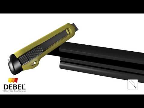 Plisségardin Debel Touch Split Ljusavskärmande