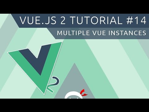 Vue JS 2 Tutorial 14 Multiple Vue Instances