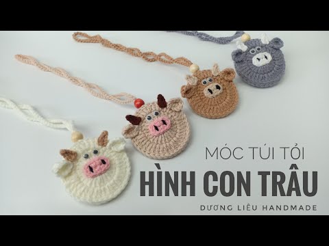 Túi tỏi hình con trâu cho bé