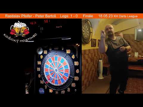 Rastislav Pfeifer - Peter Bartoš 18.05.2023 (KH Darts League)