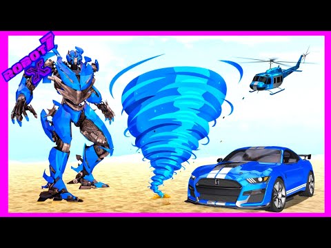Tornado Robot games-Hurricane Robot Transform Game Android gameplay