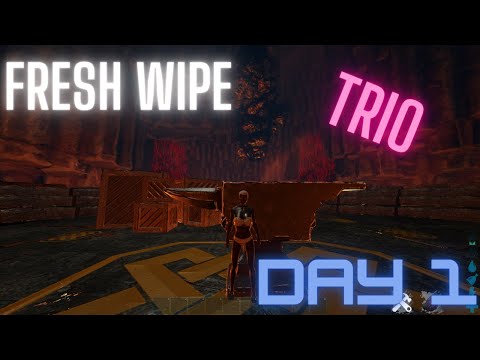 HOW A 30,000 HOUR TRIO STARTS ON FRESH WIPE | Ark Survival Evolved PvP