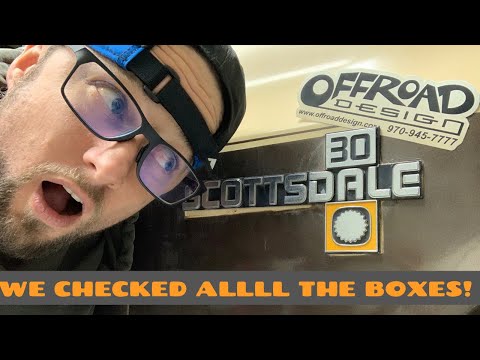 Squarebody K30, Offroad Designs suspension and steering haul!