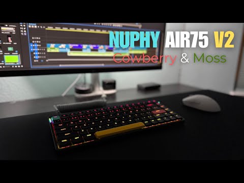 NuPhy Air75 V2 Unboxing | Moss & Cowberry Switch Sound Test