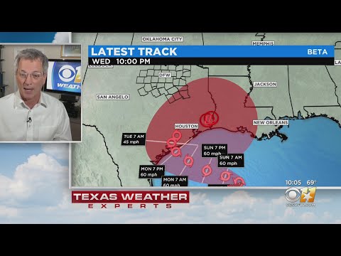 Tracking Beta: Current Forecast Keeps System As Tropical Storm As It Moves For Texas Coast