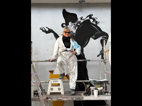 Sue Dray Mural - Wild on the Street - Kings Road, Chelsea