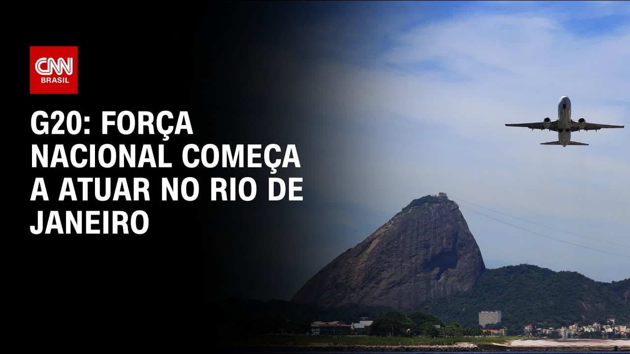 G20: Força nacional começa a atuar no Rio de Janeiro | CNN 360º