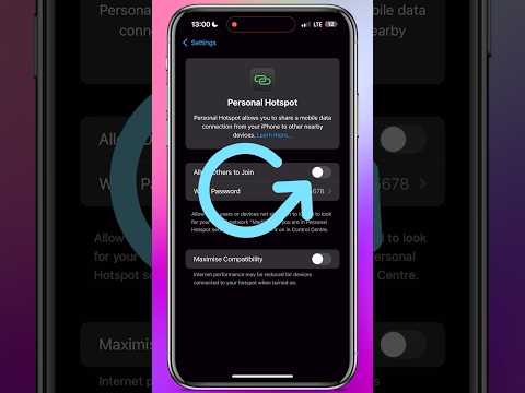 How to Enable Hotspot on iPhone (Share Wi-Fi in Seconds!) #shorts #shortvideo #iphone
