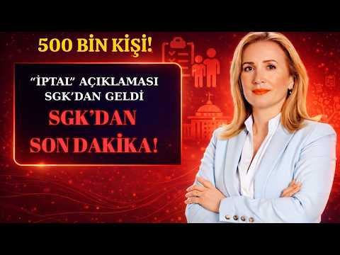 560 BİN KİŞİ! EMEKLİYE SGK'DAN SON DAKİKA 'İPTAL' AÇIKLAMASI GELDİ! 'O İMZAYA DİKKAT!'