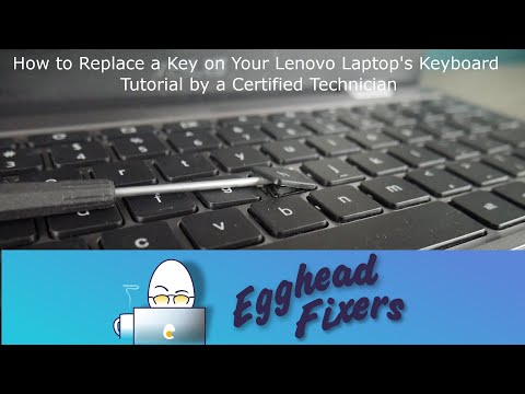 How to Replace a Key on Your Lenovo Laptop's Keyboard - Tutorial by a Certified Technician