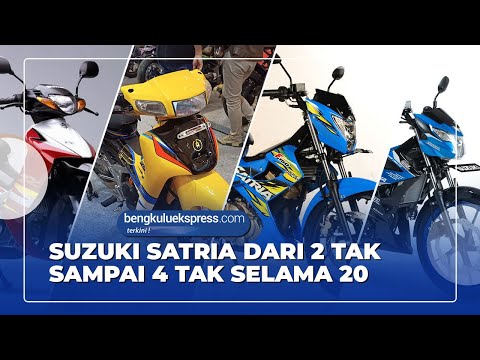 Suzuki Satria Dari 2 Tak Sampai 4 Tak Selama 20 Tahun