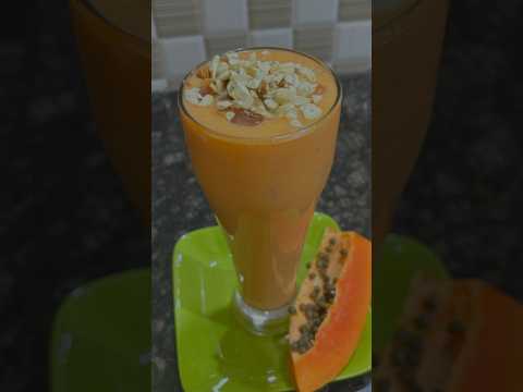 I know that everyone love this papaya fruit and the kides favourite papaya milkshake#viral#treanding