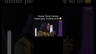 Whitney Houston - Teyana Taylor's dinner party wish list! 😂💜