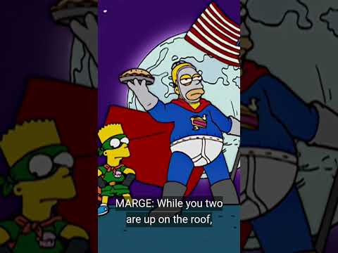 Pie Man and Cupcake Kid | The Simpsons #shorts