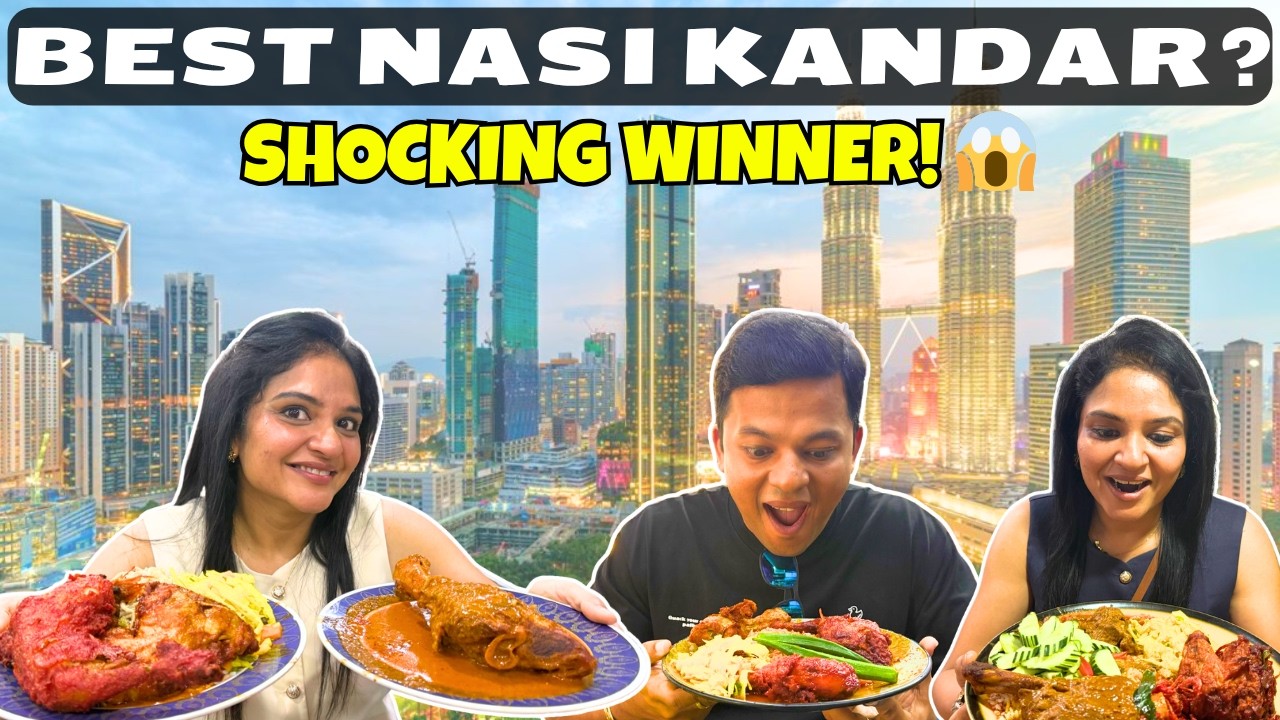 We Tried the Top 3 Nasi Kandar in Kuala Lumpur 🇲🇾 | The Winner is SHOCKING!