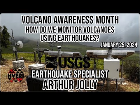 How do we monitor volcanoes using earthquakes? [and sound?] USGS-HVO's Volcano Awareness Month 2024