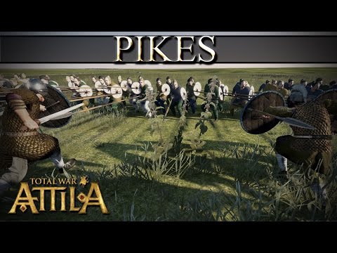 Total War Attila Mechanics - Pikes vs Infantry