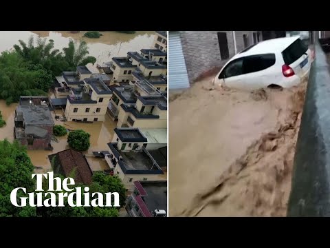 Southern China is inundated by floods