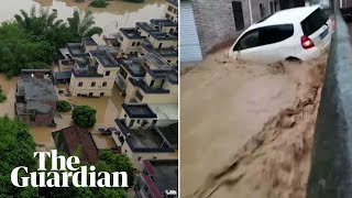 Southern China is inundated by floods