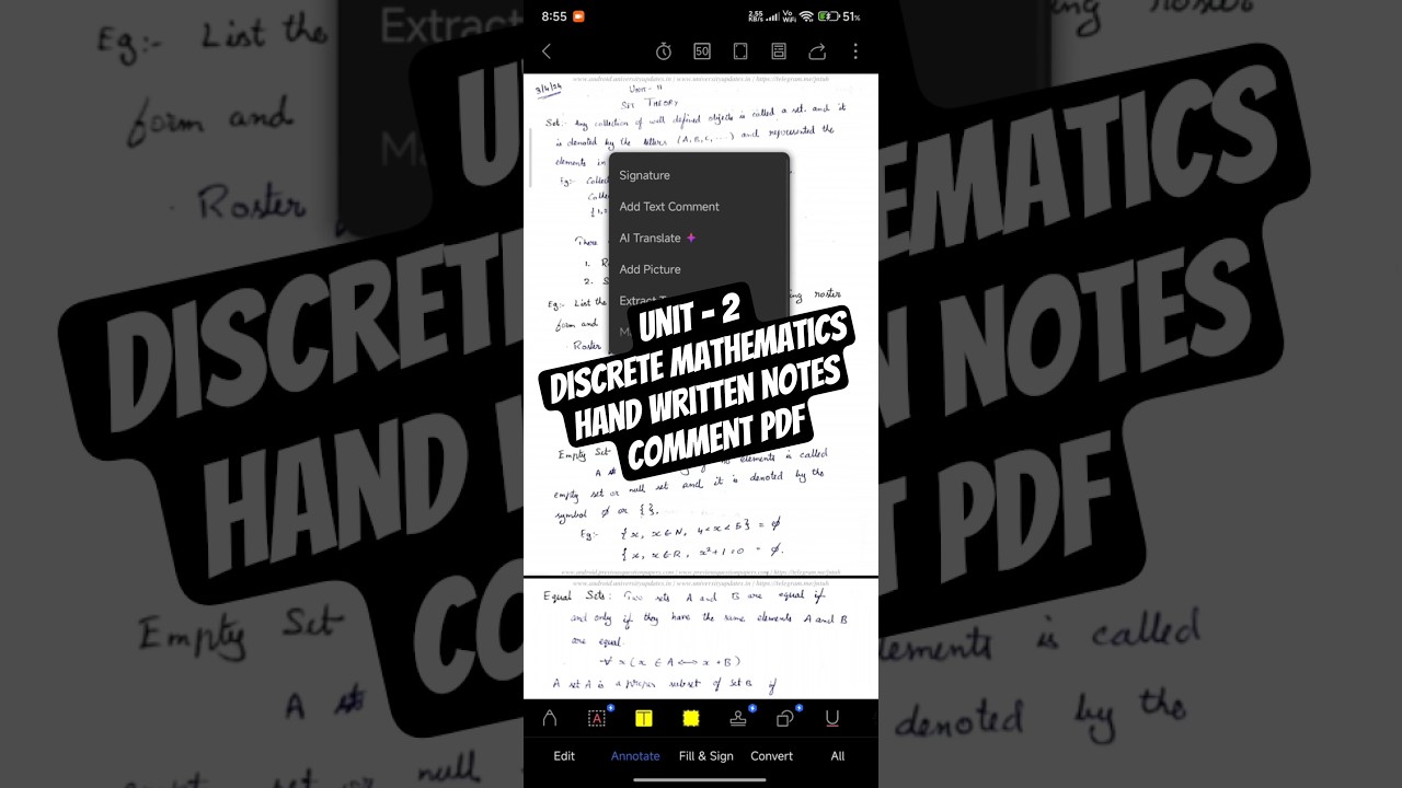 Dm unit 2 notes pdf #pdf #discretemathematics #viral