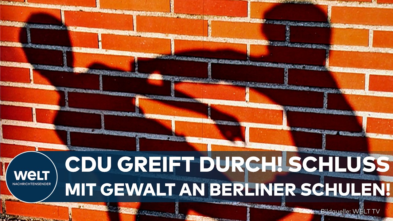 SCHÜLER MIT MESSERN: CDU plant harte Maßnahmen! Schluss mit Gewalt und  Radikalisierung an Schulen!
