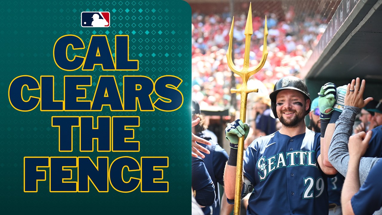 Cal Raleigh launches his 6th home run of the season for the Mariners! 🔱 | MLB Highlights