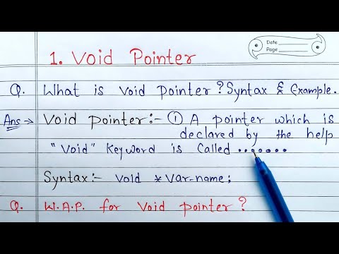Void Pointer In C With Example What Is Void Pointer Learn Coding