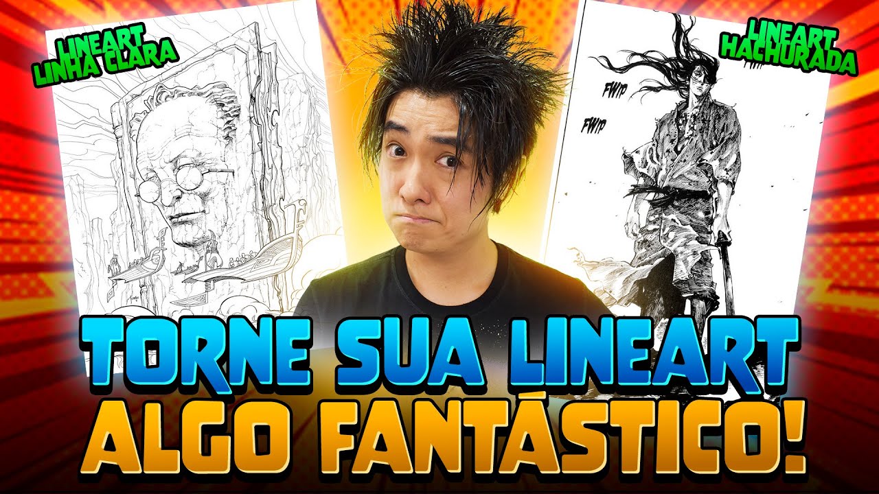 MELHORE sua LINEART conhecendo esses ESTILOS! | Sketch Crás