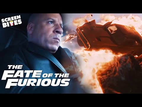 THIS IS FOR MY SON!'' | Dom Destroys Cipher's Convoy | The Fate Of The Furious (2017) | Screen Bites