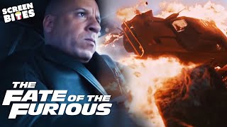''THIS IS FOR MY SON!'' | Dom Destroys Cipher's Convoy | The Fate Of The Furious | SceneScreen