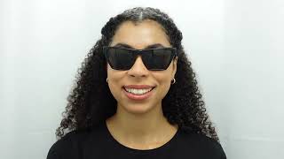 Woman model wearing Saint Laurent M103 002 Sunglasses