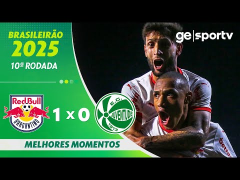 Gols e lances de Red Bull Bragantino x Juventude-RS