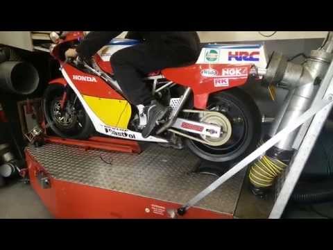 Honda NR 500 op de Testbank Video