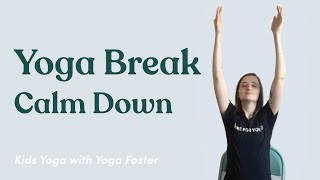 Calm Yoga Brain Break for Kids | Mindful Remote Learning Resources | Yoga for Kids Class