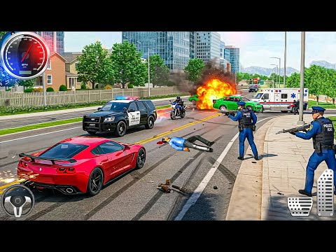 Police Car Chase Simulator 3D - Us Police Car Cop Duty Simulator - Android GamePlay #40